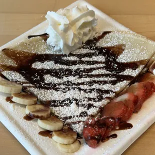 Berry Banana Nutella Crepe