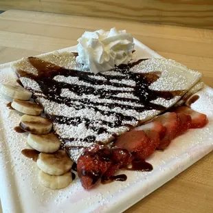Berry Banana Nutella Crepe