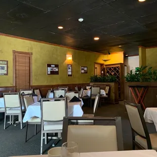 Interior dining area at lunch time