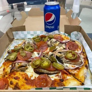 Custom Pizza with fresh toppings
