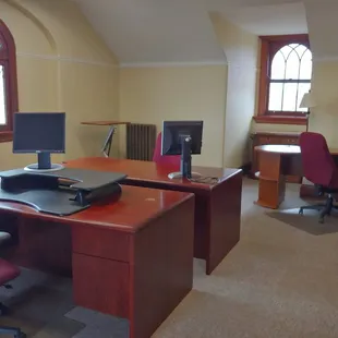 IMPACT Cowork has a great space for 3-4 leaders to rent out or to have an off site retreat.