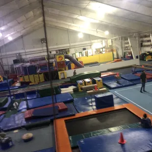 Sorry I was on the rock wall when I took this it&apos;s true entire park from the wall