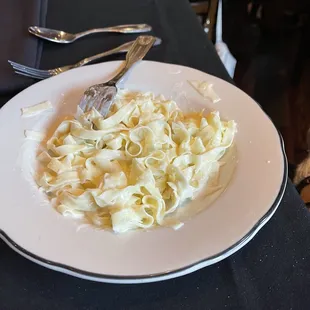 Alfredo Pasta...hits the spot and makes you want more