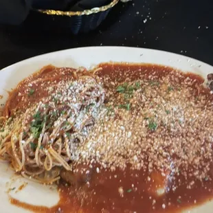 Veal parmigiana  Soooooo yummy