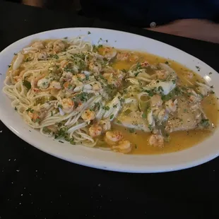 This is what my husband ordered  It was sea bass  He loved it