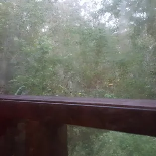 Enclosed Patio seating, not so bad