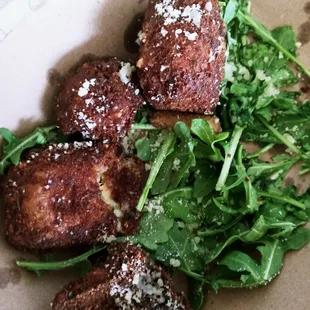 Burnt nuggets of rice AKA Risotto Bites