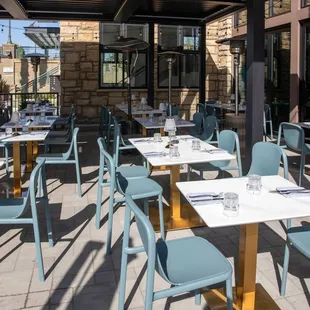 outdoor patio , covered and heated