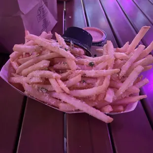 Parmesan truffle fries