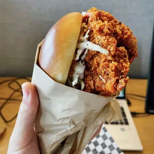 Chili Crunch Chicken Sandwich