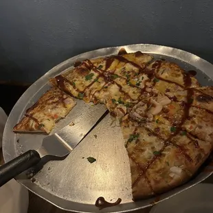 Bbq Impellizerri's Thin Crust Pizza 14"