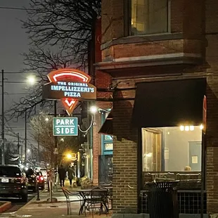 Sign and side view