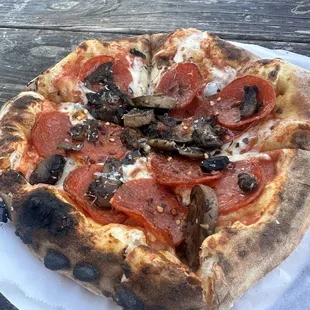 Pepperoni mushroom