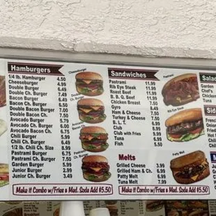 Menu as of Feb 20, 2023