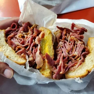 $11.99 pastrami sandwich.