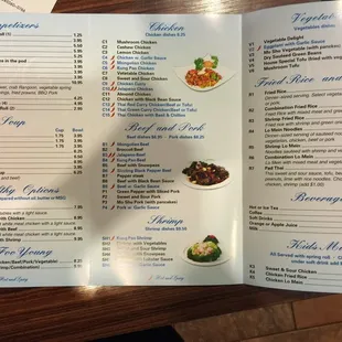 Imperial China Cafe Menu