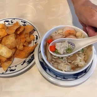 Sizzling Rice Soup, our family&apos;s favorite.