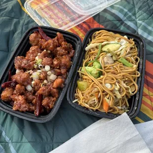 5. Orange Chicken 1. Vegetable Chow Mein