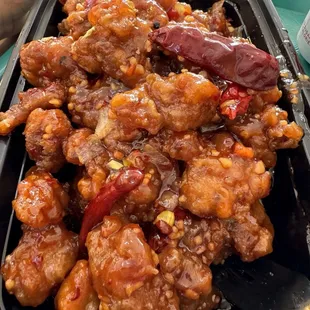 5. Orange Chicken side