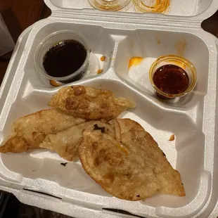 Pan-Fried Dumpling Dinner