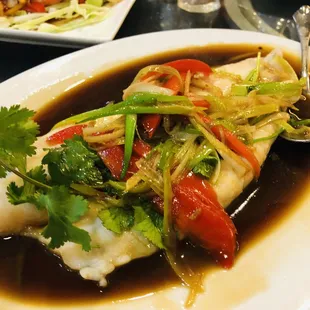 Steamed Half Fish