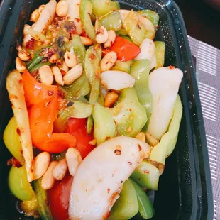Kung Pao squid