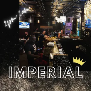 people sitting at a bar