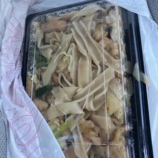 Drunken noodles