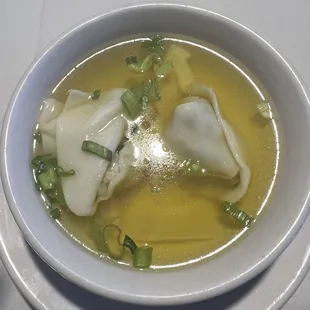 Free bowl of won ton soup