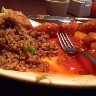 Sweet and sour chicken