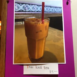 Thai ice tea