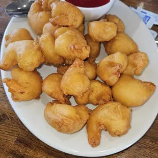 A double order of the appetizer fried prawns. A must have everytime.