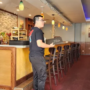 Bar area