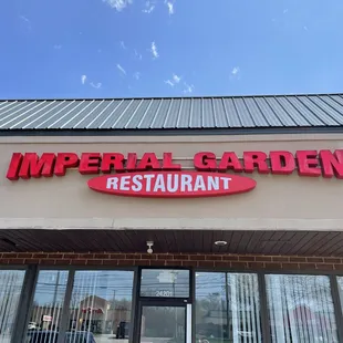 the front of the restaurant