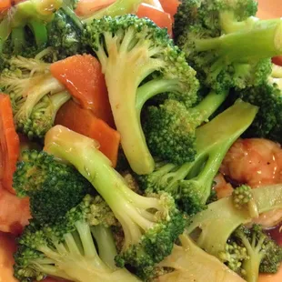 shrimp &amp; broccoli