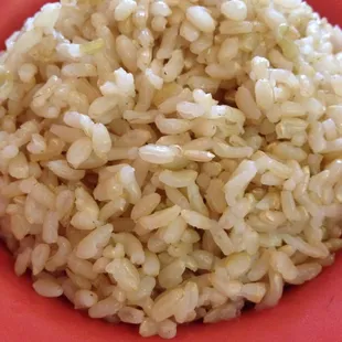 now offering brown rice