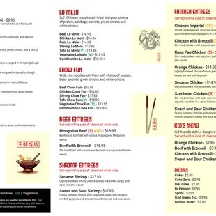 Imperial GO Full Menu