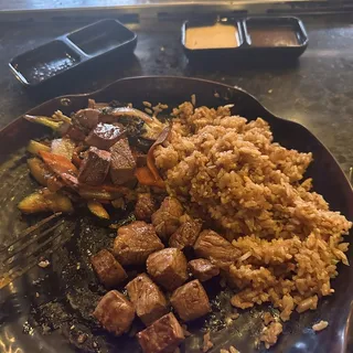 NY Strip Steak and Chicken Hibachi Dinner Combo