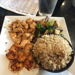 Chicken and Shrimp Hibachi Dinner Combo