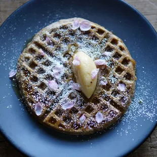 food, waffles