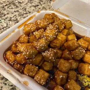 Sesame tofu