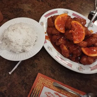 Orange chicken