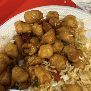 Orange chicken