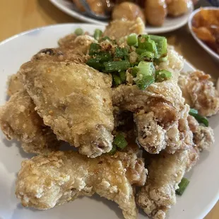 Second plate of salt and pepper chicken wings