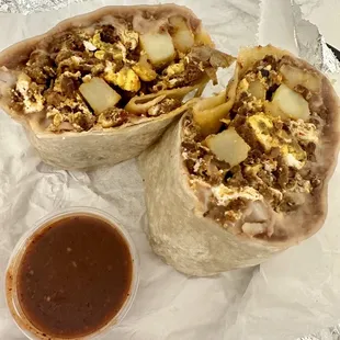 Chorizo Breakfast Burrito