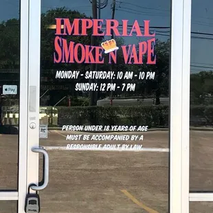 Imperial Vape N Smoke (STORE FRONT)