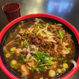 Spicy Lamb Noodle Soup