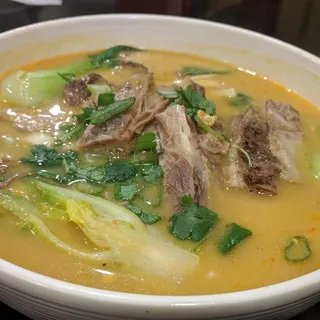 Curry Beef Flank or Chicken with Chicken Oil Rice