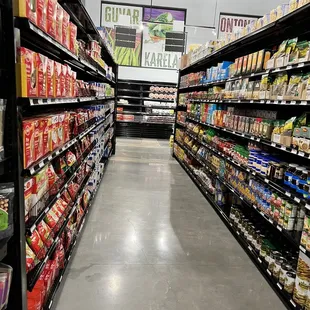 a grocery store aisle