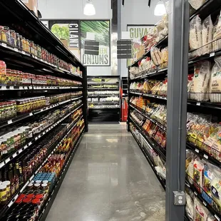 a grocery store aisle